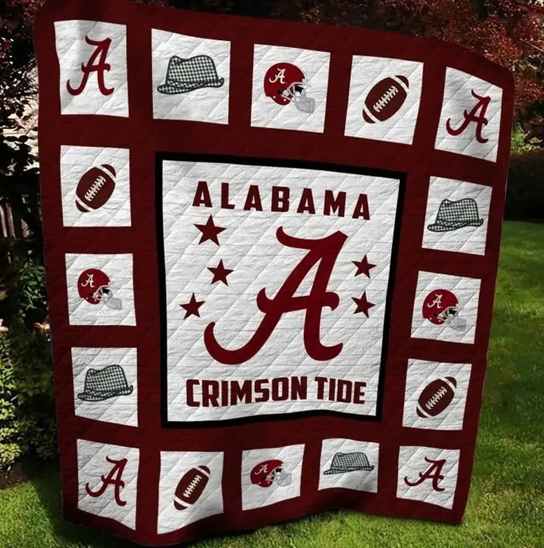 Alabama Crimison Tide Quilt